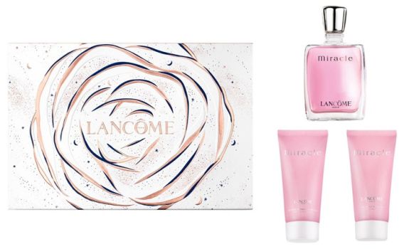 Coffret Miracle Noël 2023 : Eau de parfum 30 ml + Gel douche 50 ml + Lait corps 50 ml