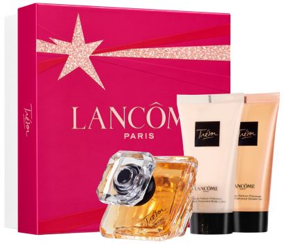 Coffret Trésor 2021 Noël : Eau de parfum 50 ml + Lotion corps 50 ml + Gel douche 50 ml