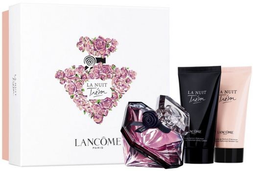 Coffret La Nuit Trésor 2022 Saint-Valentin : Eau de Parfum 50 ml+ Lait corps 50 ml + Gel douche 50 ml