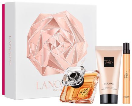 Coffret Trésor 2022 : Eau de parfum 50 ml + Vaporisateur 10 ml + Lait de parfum 50 ml