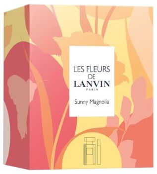 Coffret Les Fleurs de Lanvin - Sunny Magnolia Noël 2023 : Eau de toilette 50 ml + Eau de toilette 7.5 ml