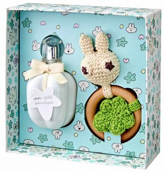 Coffret Mon Petit : Eau de Senteur 80ml + Hochet en bois