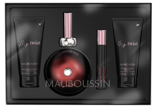 Coffret My Twist : Eau de parfum 90 ml + Gel douche 90 ml + Lait corps 90 ml + Eau de parfum 20 ml