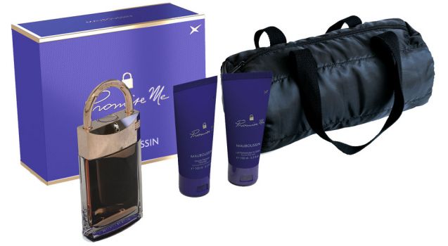 Coffret prestige Promise Me : Eau de parfum 90 ml + Lait Corps + Gel Douche + Sac Noir 