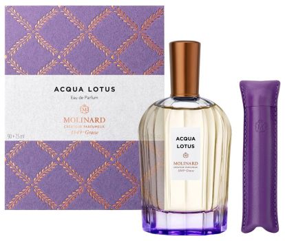Coffret Acqua Lotus Noël 2023 : Eau de parfum 90 ml + Eau de parfum 7,5 ml