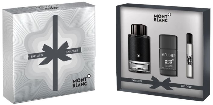 Coffret Explorer : Eau de parfum 100 ml + Vaporisateur Voyage + Déodorant