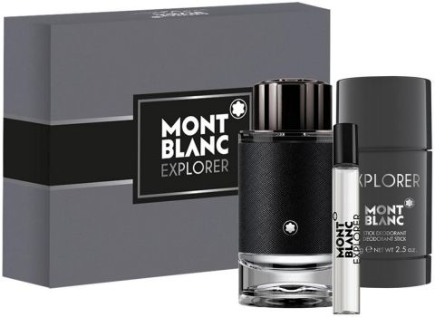 Coffret Explorer : Eau de parfum 100 ml + Vaporisateur Voyage + Déodorant