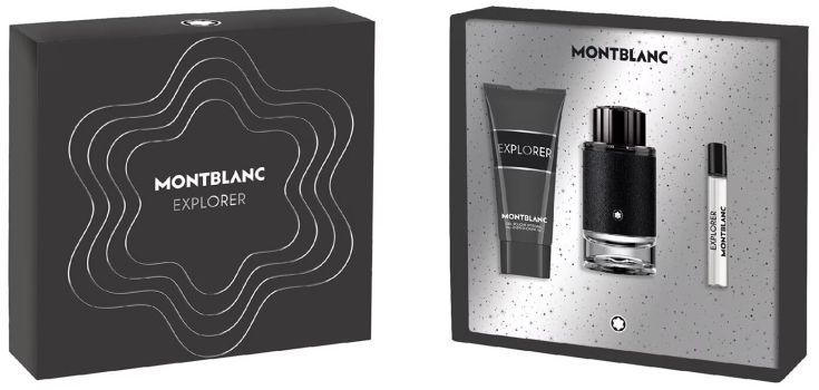 Coffret Explorer Noël 2022 : Eau de parfum 100 ml + Format voyage 7,5 ml + Gel douche 100 ml