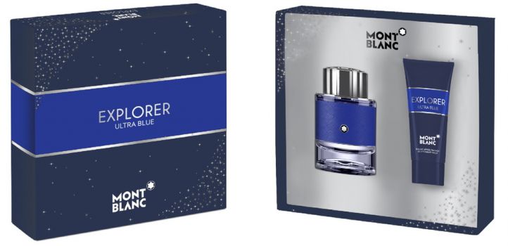 Coffret Noël Explorer Ultra Blue : Eau de Parfum 60 ml + Gel Douche