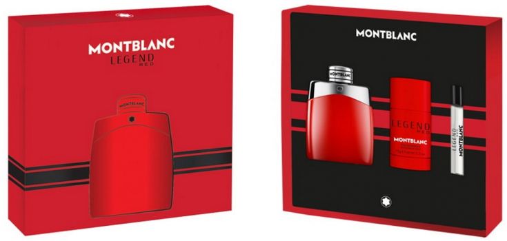 Coffret Legend Red : Eau de Parfum 100 ml + Vaporisateur Voyage + Déodorant