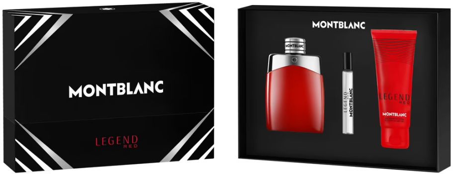 Coffret Legend Red Fête des Pères 2024 : Eau de parfum 100 ml + Format voyage 7,5 ml + Gel douche 100 ml