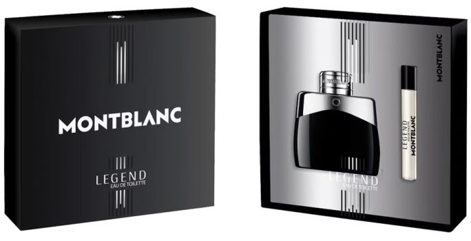 Coffret Montblanc Legend : Eau de toilette 50 ml + Eau de toilette 7.5 ml