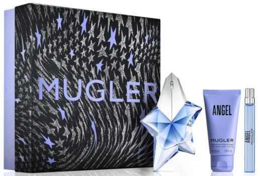 Coffret Angel 2024 : Eau de parfum 50 ml + Format voyage 10 ml + Lait corps 50 ml