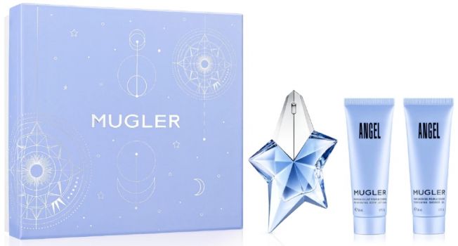 Coffret Noël Angel : Eau de parfum 25 ml + Lait Corps + Gel Douche