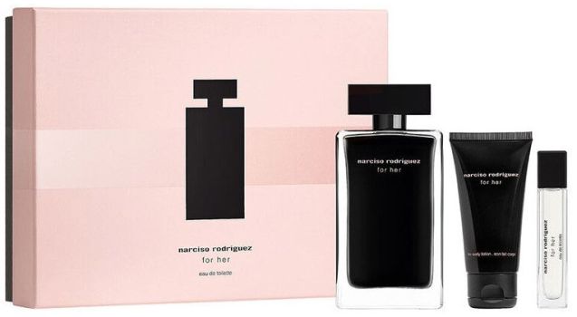 Coffret For Her 2024 : Eau de toilette 100 ml + Format voyage 10 ml + Lait corps 75 ml
