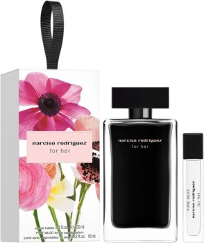 Coffret For Her : Eau de toilette 100 ml + Eau de parfum 10 ml