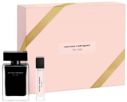 Coffret For Her : Eau de toilette 50 ml + Vaporisateur Voyage