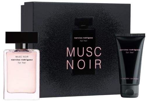 Coffret for her Musc Noir : Eau de Parfum 50 ml + Laits Corps