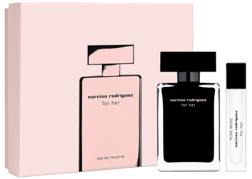 Coffret For Her Noël 2023 : Eau de toilette For Her 50 ml + Eau de parfum For her Musc 10 ml