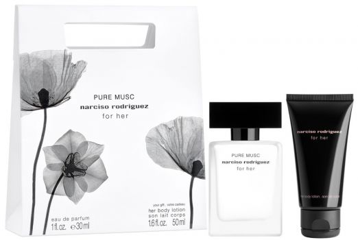 Coffret For Her Pure Musc : Eau de parfum 30 ml + Lait corps