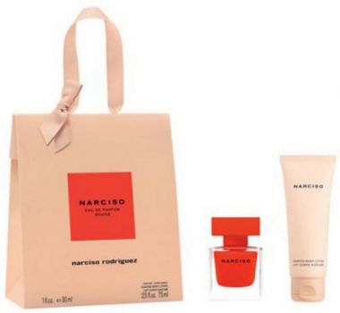 Coffret Narciso Rouge : Eau de parfum 30 ml + Lait Corps 