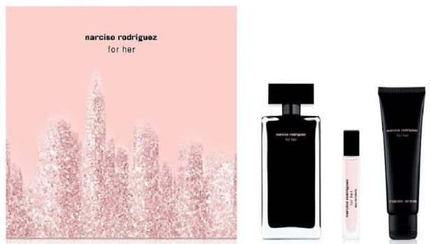 Coffret Noël For Her : Eau de toilette 100 ml + Lait corps + Vaporisateur Voyage