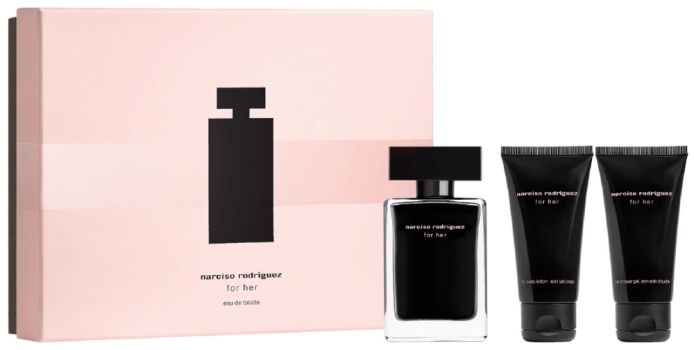 Coffret Noël For Her : Eau de toilette 50 ml + Lait corps + Gel Douche