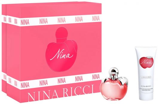 Coffret Fête des Mères Nina : Eau de toilette 50 ml + Crème Corps