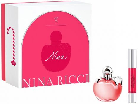 Coffret Nina : Eau de toilette 50 ml + Rouge à Lèvres