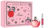 Nina Ricci Coffret Nina : Eau de toilette 50 ml + Rouge à Lèvres pas chers