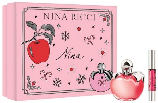 Coffret Nina : Eau de toilette 50 ml + Rouge à Lèvres