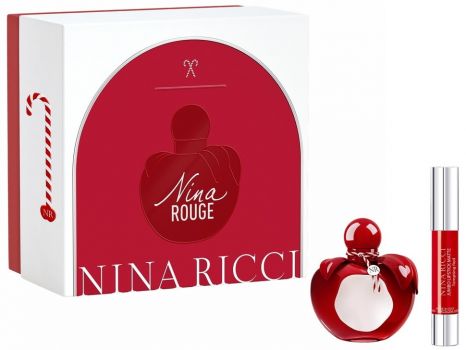 Coffret Nina Rouge : Eau de toilette 50 ml + Rouge à Lèvres