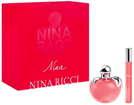 Coffret Nina Saint-Valentin 2023 : Eau de toilette 50 ml + Roll-on 10 ml