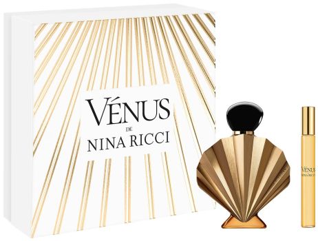 Coffret Vénus de Nina Ricci Noël 2024 : Eau de parfum 80 ml + Format voyage 10 ml