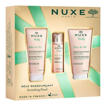 Coffret Body Rêve de thé Noël 2023 : Eau de parfum 30 ml + Gelée de douche 100 ml + Gommage 150 ml