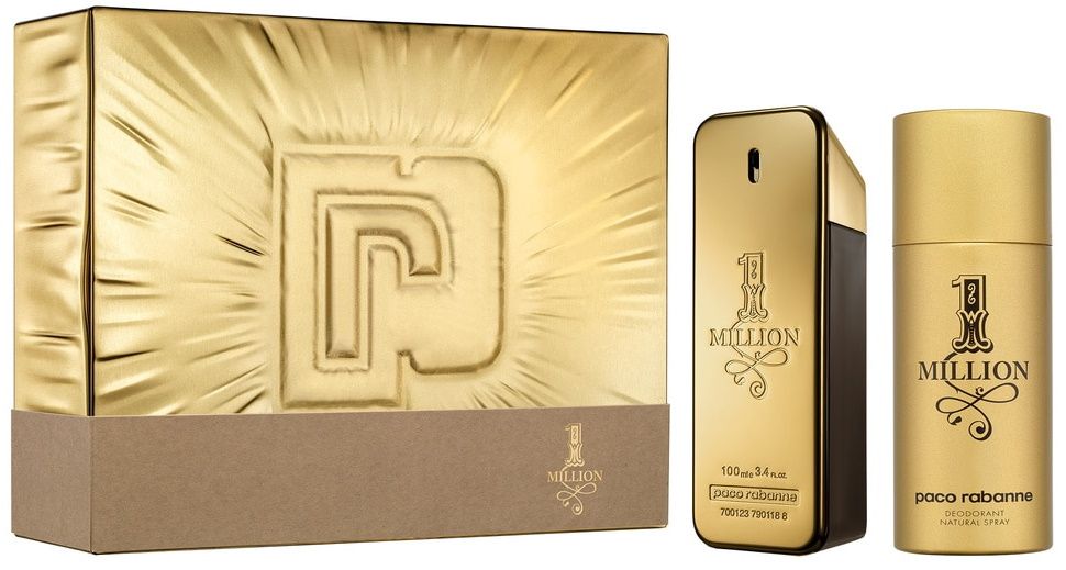 Paco Rabanne Coffret 1 Million : Eau de toilette 100 ml + Déodorant pas