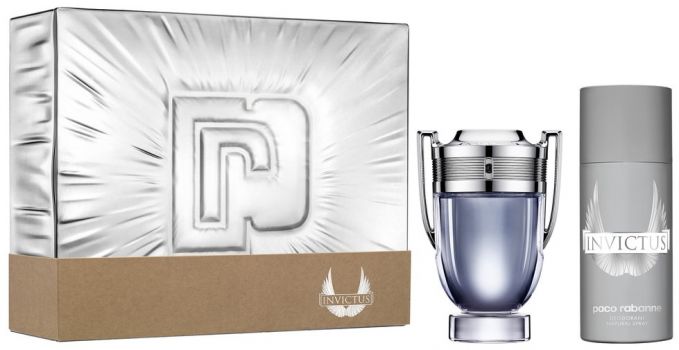 Coffret Invictus : Eau de toilette 100 ml + Déodorant