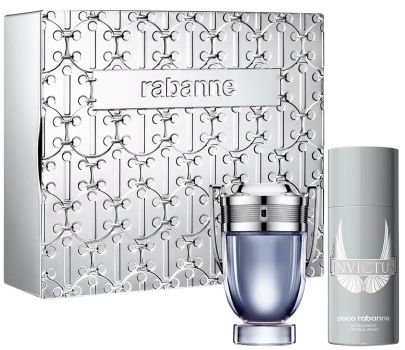 Coffret Invictus Noël 2023 : Eau de toilette 100 ml + Déodorant 150 ml