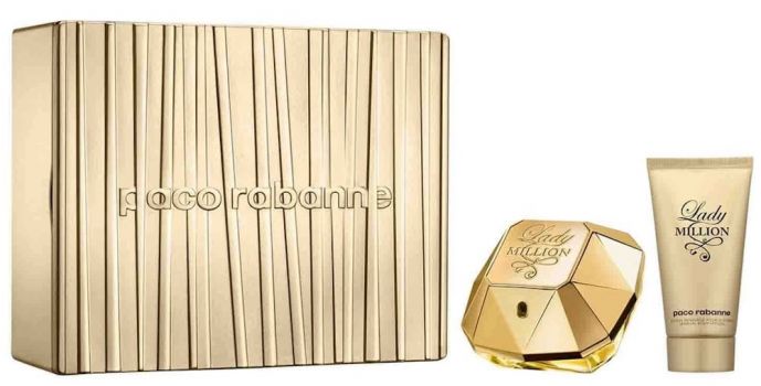 Coffret Lady Million : Eau de parfum 50 ml + Lait Corps