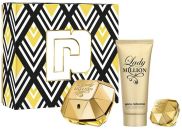 Coffret Lady Million Noël 2023 : Eau de parfum 80 ml + Lait corps 100 ml + Eau de parfum 5 ml pas chère