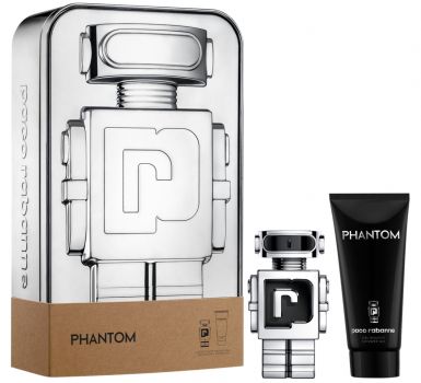 Coffret Noël Phantom : Eau de toilette 50 ml + Gel Douche