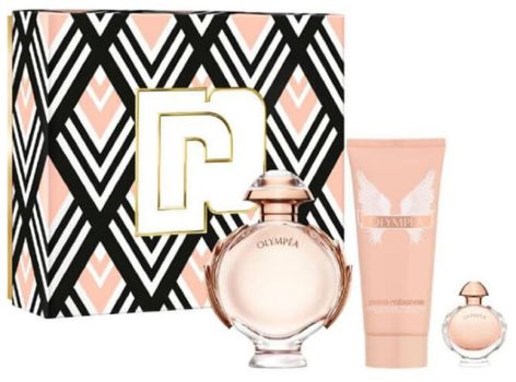 Coffret Olympéa Noël 2023 : Eau de parfum 80 ml + Lotion corps 100 ml + Eau de parfum 6 ml