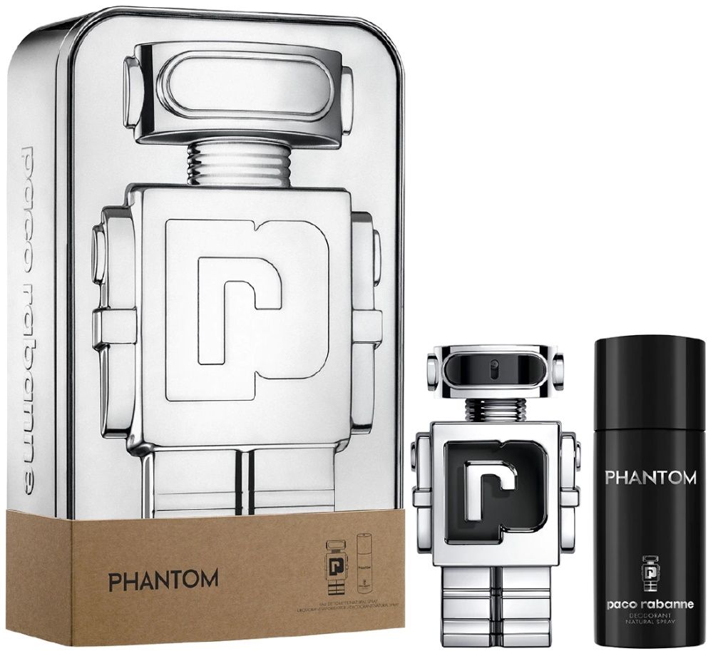 Paco Rabanne Coffret Phantom : Eau de toilette 100 ml   Déodorant pas ...