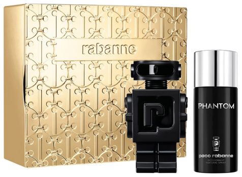 Coffret Phantom Parfum Noël 2024 : Eau de parfum 100 ml + Déodorant 150 ml