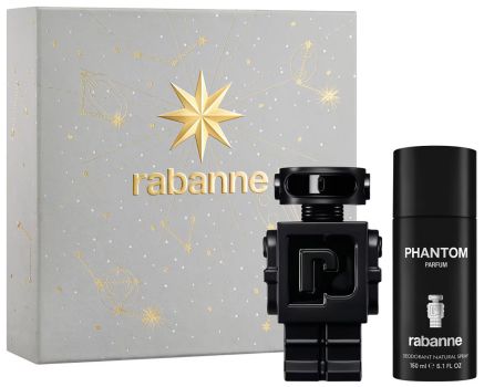 Coffret Phantom Parfum Noël 2025 : Eau de parfum 100 ml + Déodorant 150 ml