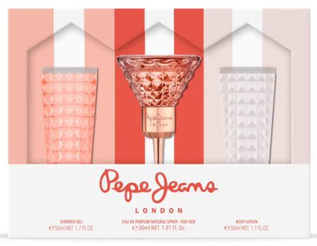 Coffret For Her Fête des Mères 2024 : Eau de parfum 30 ml + Lait corps 50 ml + Gel douche 50 ml