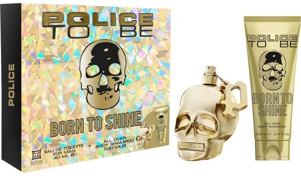 Coffret To Be Born To Shine For Man : Eau de toilette 40 ml + Gel douche 100 ml