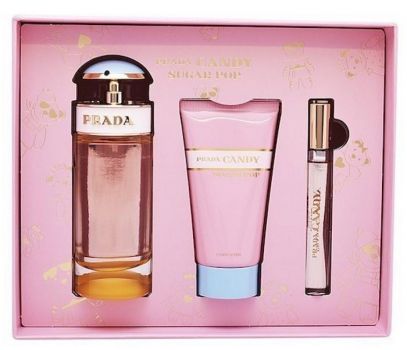 Coffret Candy Sugar Pop : Eau de parfum 80 ml + Lotion Corps + Vaporisateur Voyage