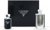 Prada Coffret L'Homme Prada : Eau de toilette 100 ml + Baume Après-Rasage  pas chers