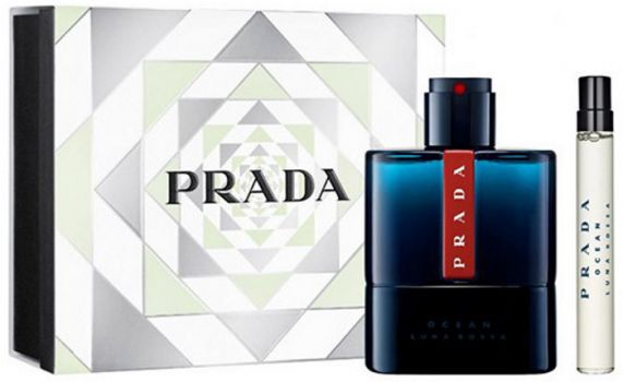 Coffret Luna Rossa Ocean : Eau de toilette 50 ml + Vaporisateur Voyage